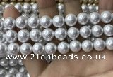 CSB2112 15.5 inches 12mm ball shell pearl beads wholesale