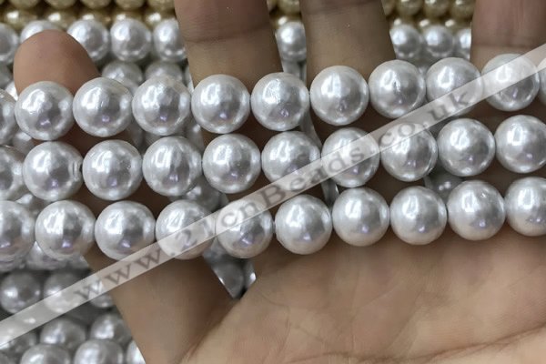 CSB2112 15.5 inches 12mm ball shell pearl beads wholesale