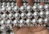 CSB2114 15.5 inches 16mm ball shell pearl beads wholesale