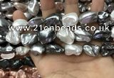 CSB2179 15.5 inches 16*16mm - 20*22mm baroque mixed shell pearl beads