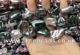 CSB2180 15.5 inches 16*16mm - 20*22mm baroque mixed shell pearl beads