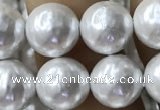 CSB2184 15.5 inches 6mm ball shell pearl beads wholesale