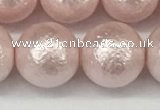 CSB2236 15.5 inches 16mm round wrinkled shell pearl beads wholesale