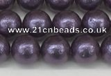 CSB2271 15.5 inches 6mm round wrinkled shell pearl beads wholesale