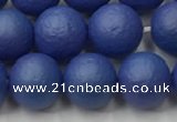 CSB2573 15.5 inches 10mm round matte wrinkled shell pearl beads