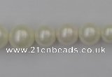 CSB401 15.5 inches 8mm - 16mm round shell pearl beads