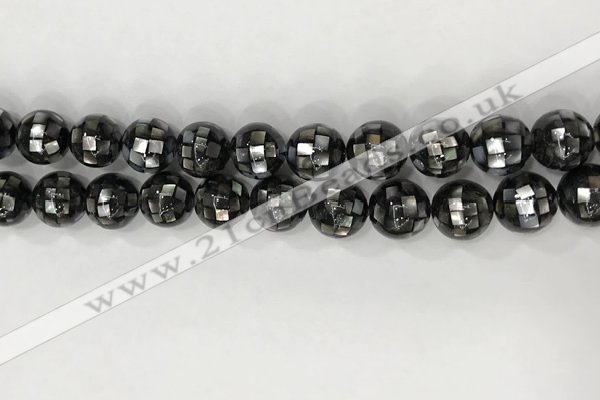 CSB4025 15.5 inches 12mm ball abalone shell beads wholesale