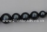 CSB405 15.5 inches 8mm - 16mm round shell pearl beads