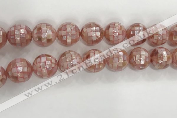 CSB4060 15.5 inches 20mm ball abalone shell beads wholesale