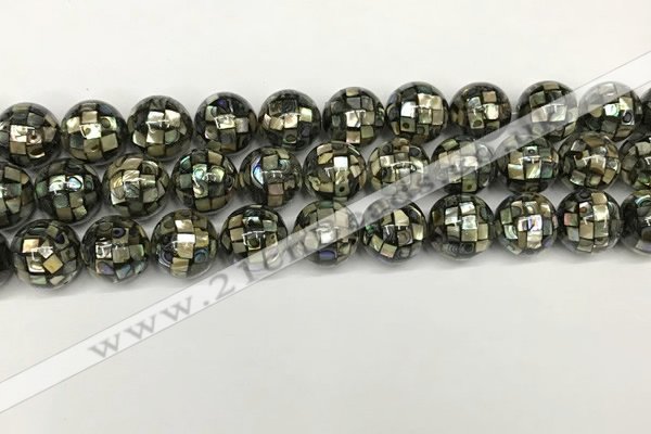 CSB4101 15.5 inches 12mm ball abalone shell beads wholesale