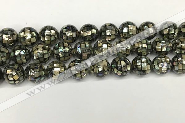 CSB4102 15.5 inches 14mm ball abalone shell beads wholesale