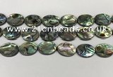 CSB4132 15.5 inches 18*25mm oval abalone shell beads wholesale