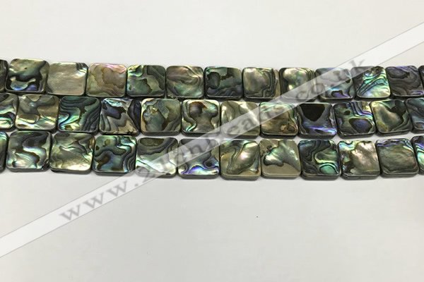 CSB4145 15.5 inches 12*12mm square abalone shell beads wholesale