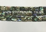 CSB4147 15.5 inches 16*16mm square abalone shell beads wholesale