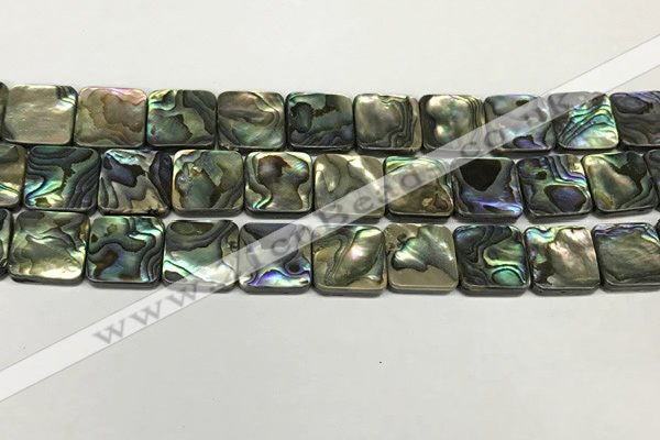 CSB4147 15.5 inches 16*16mm square abalone shell beads wholesale