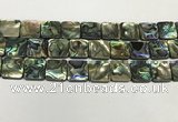 CSB4148 15.5 inches 18*18mm square abalone shell beads wholesale