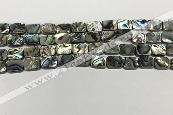 CSB4151 15.5 inches 8*10mm rectangle abalone shell beads wholesale