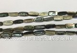 CSB4176 15.5 inches 8*16mm trihedron abalone shell beads wholesale