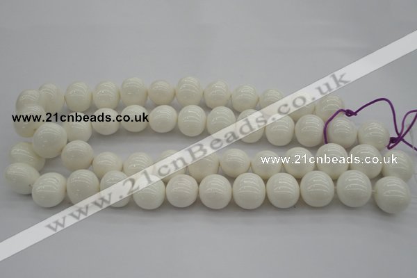 CSB710 15.5 inches 16*19mm oval shell pearl beads