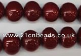 CSB811 15.5 inches 13*15mm oval shell pearl beads wholesale