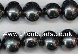 CSB816 15.5 inches 13*15mm oval shell pearl beads wholesale