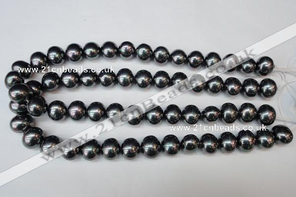 CSB816 15.5 inches 13*15mm oval shell pearl beads wholesale