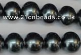 CSB817 15.5 inches 13*15mm oval shell pearl beads wholesale