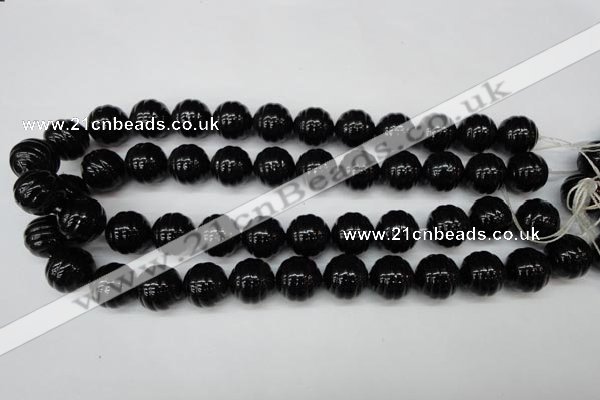 CSB897 15.5 inches 16mm whorl round shell pearl beads wholesale