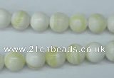 CSB953 15.5 inches 10mm round shell pearl beads wholesale