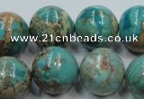 CSE03 15.5 inches 18mm round natural sea sediment jasper beads