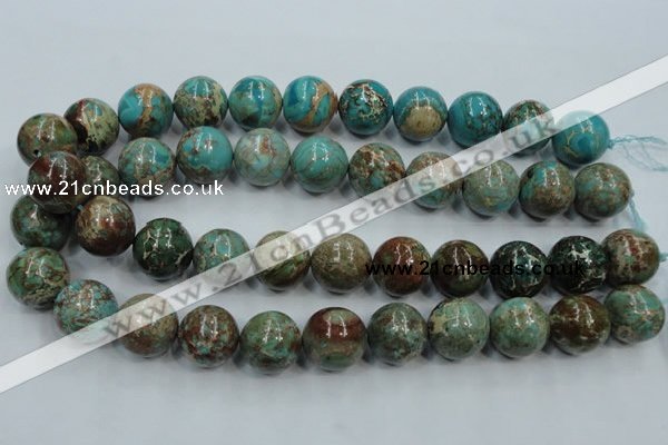 CSE03 15.5 inches 18mm round natural sea sediment jasper beads