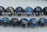 CSE211 15.5 inches 8mm round dyed natural sea sediment jasper beads