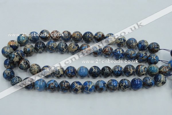 CSE213 15.5 inches 12mm round dyed natural sea sediment jasper beads