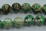 CSE223 15.5 inches 18mm round dyed natural sea sediment jasper beads