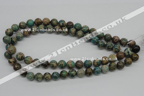 CSE5005 15.5 inches 12mm round natural sea sediment jasper beads