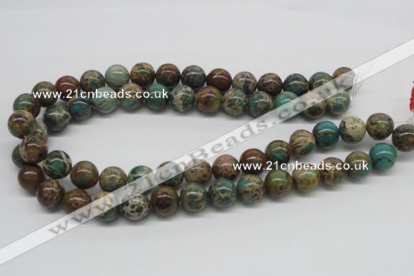 CSE5006 15.5 inches 14mm round natural sea sediment jasper beads