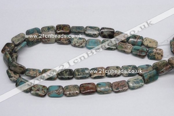 CSE5016 15.5 inches 13*18mm rectangle natural sea sediment jasper beads