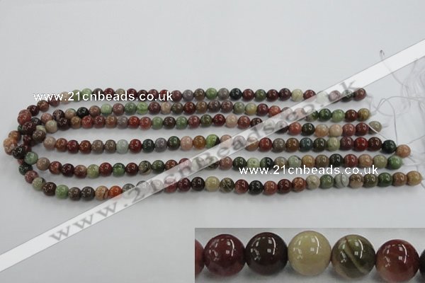 CSE5301 15.5 inches 6mm round sea sediment jasper beads wholesale