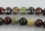 CSE5302 15.5 inches 8mm round sea sediment jasper beads wholesale