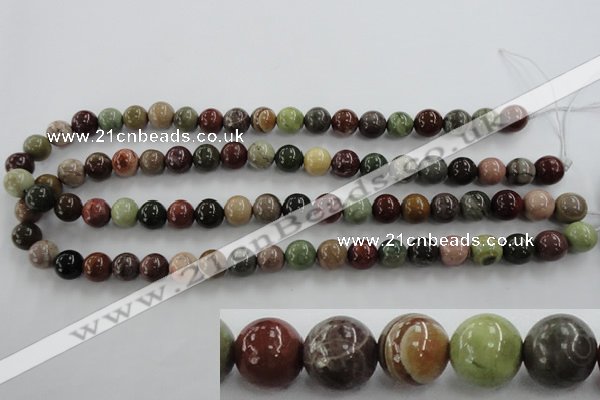 CSE5303 15.5 inches 10mm round sea sediment jasper beads wholesale