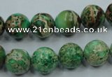 CSE59 15.5 inches 12mm round dyed natural sea sediment jasper beads