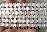 CSE602 15 inches 8mm round selenite beads wholesale