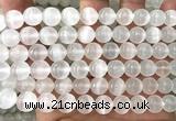 CSE613 15 inches 10mm round selenite gemstone beads