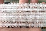 CSE620 15 inches 5*8mm rondelle selenite gemstone beads