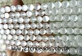 CSE630 15 inches 6mm round selenite beads wholesale