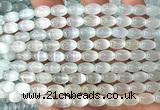 CSE644 15 inches 6*9mm rice selenite beads wholesale