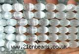 CSE646 15 inches 10*14mm rice selenite beads wholesale