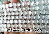 CSE651 15 inches 8mm round selenite beads wholesale