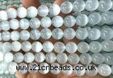 CSE652 15 inches 10mm round selenite beads wholesale