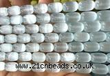 CSE658 15 inches 8*12mm drum selenite beads wholesale